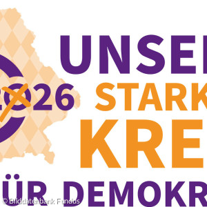 Logo - starkes Kreuz für Demokratie - RGB